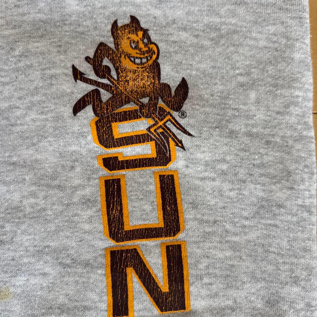 【USA製】ASU Sun Devilsアリゾナ大学 スウェット トレーナー古着