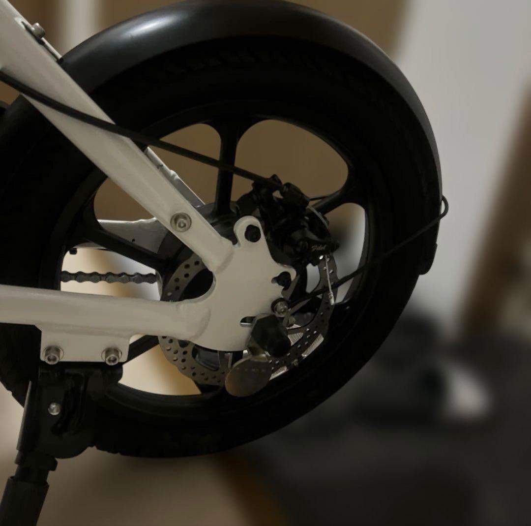 ERWAY 折りたたみ 電動アシスト自転車 A01 Lite ホワイト