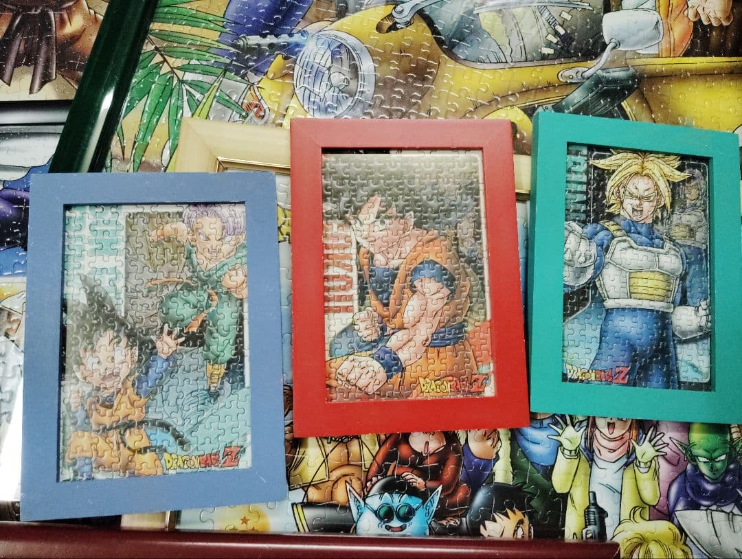 ドラゴンボール　Z ジグソーパズル　悟空　トランクス　額付き　まとめて　セット