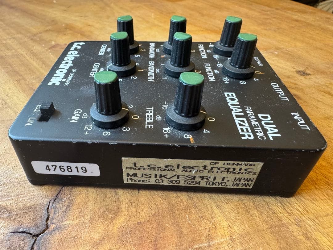 ギター t.c.electronic DUAL PARAMETRIC EQUALIZER
