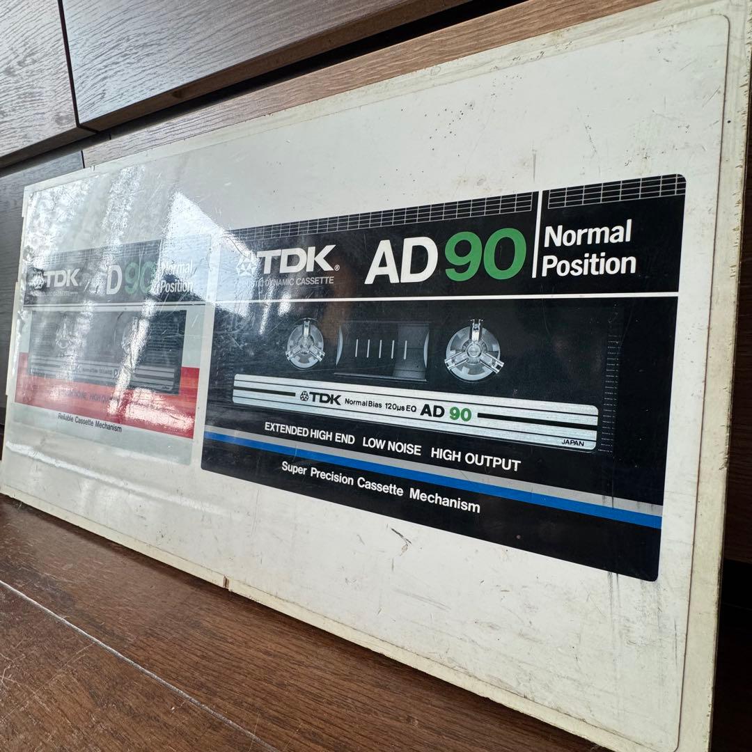 【非売品・当時物】TDK カセットテープ 什器 パネル 昭和レトロ 希少