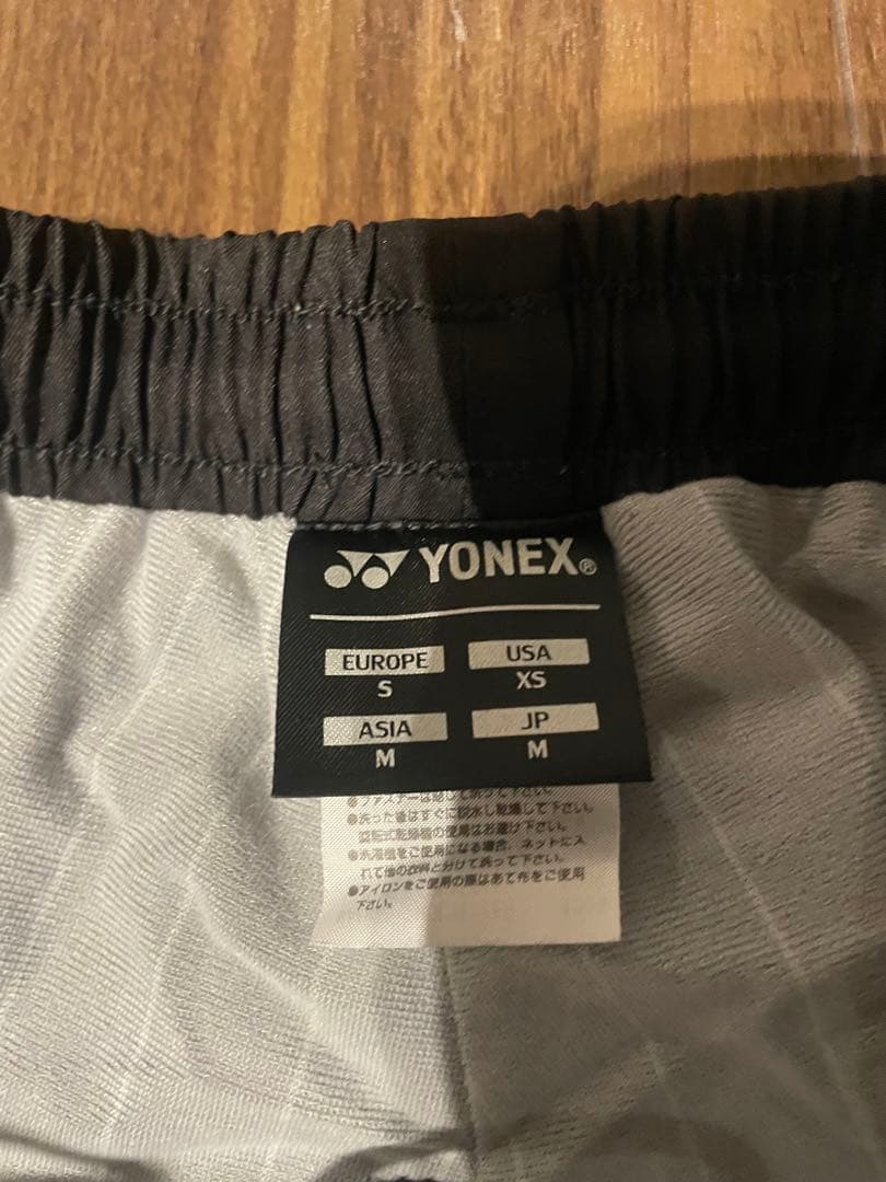 YONEX ブラックパンツ JP M HEAT CAPTURE アップウェア