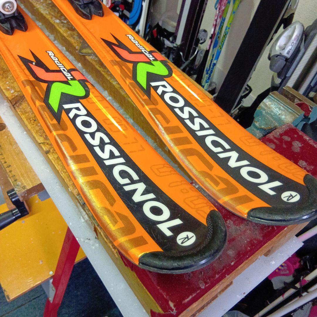 メンテナス済すぐ使えます ROSSIGNOL 120cm 靴23cmポール100