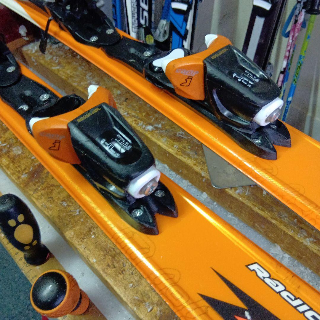 メンテナス済すぐ使えます ROSSIGNOL 120cm 靴23cmポール100