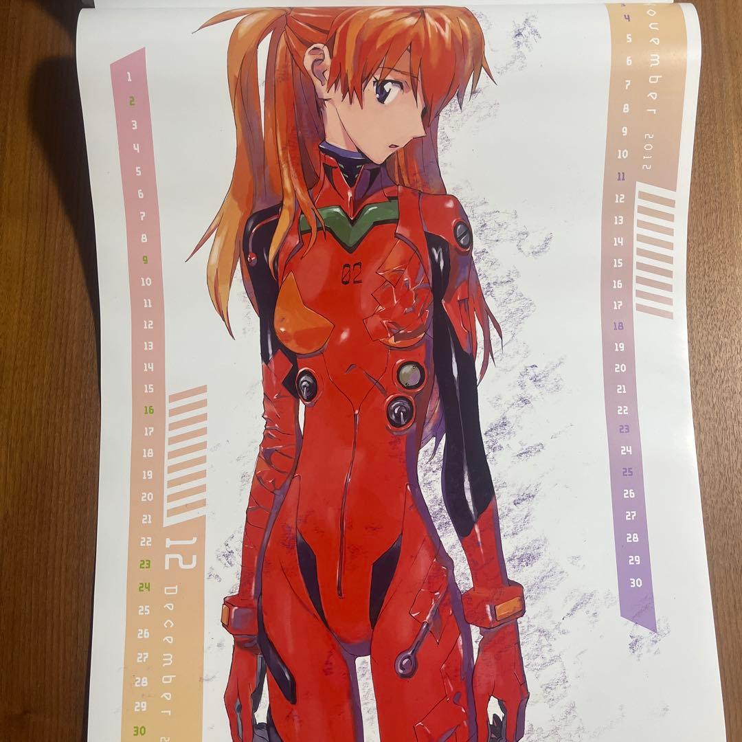 ★美品★エヴァンゲリオン新劇場版　カレンダー　2012年　壁掛け　ポスター