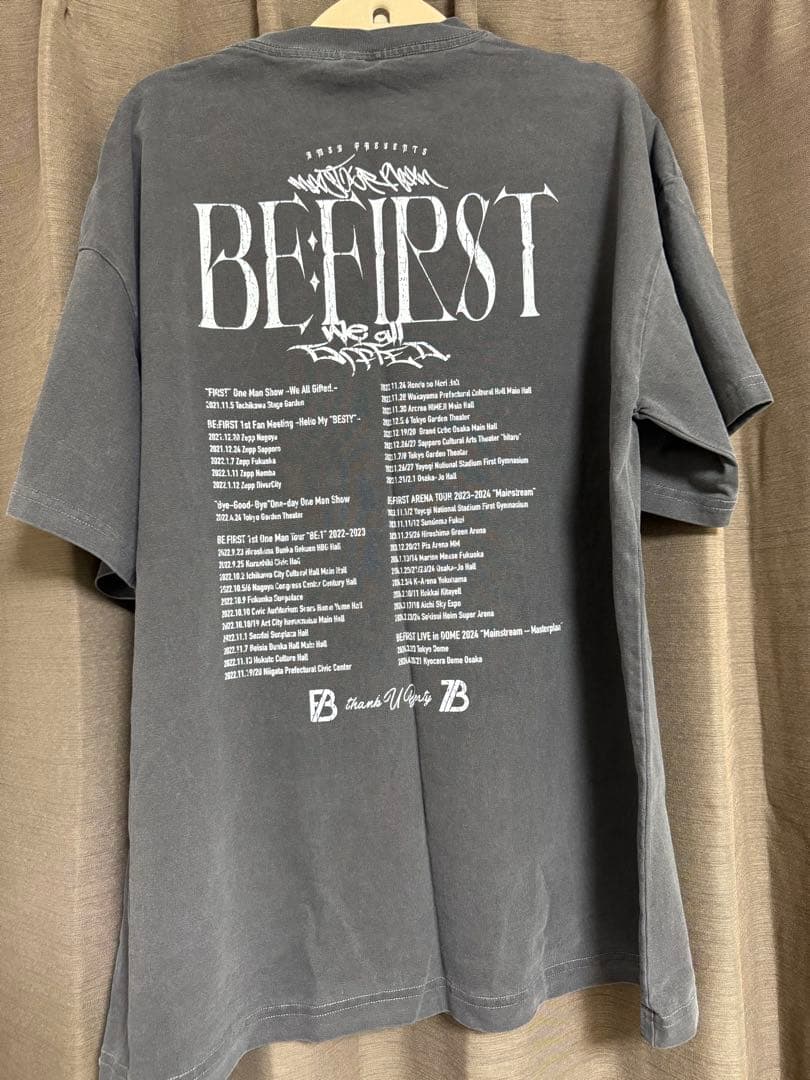 BE:FIRST グラフィックTシャツ XL グレー