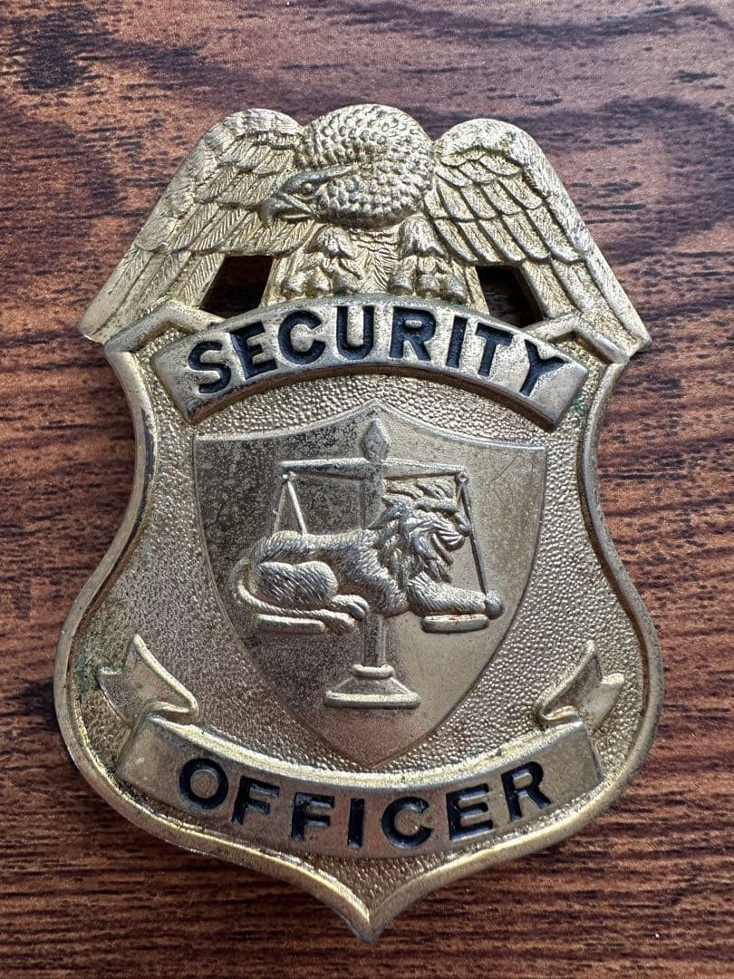 SECURITY OFFICER ポリスバッジ