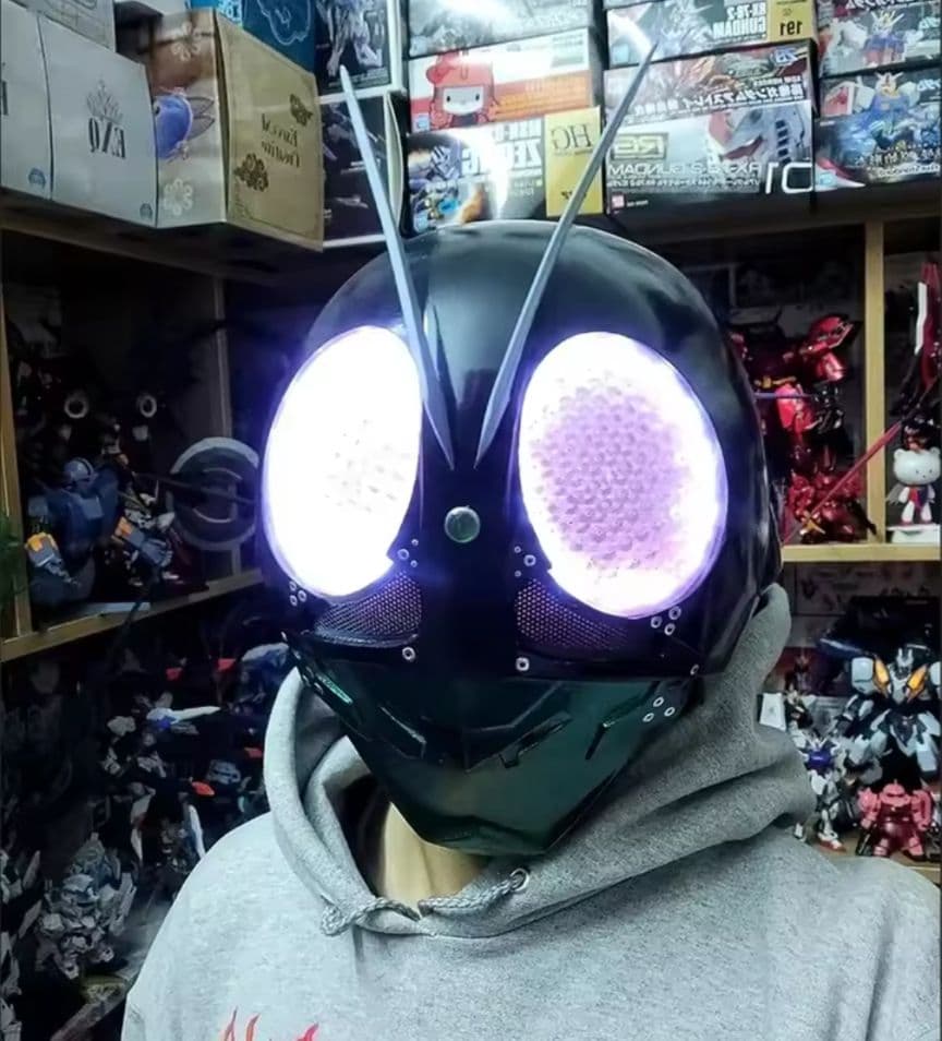 仮面ライダー1号　1/1マスク シン仮面ライダー　特撮 アトラク コスプレ