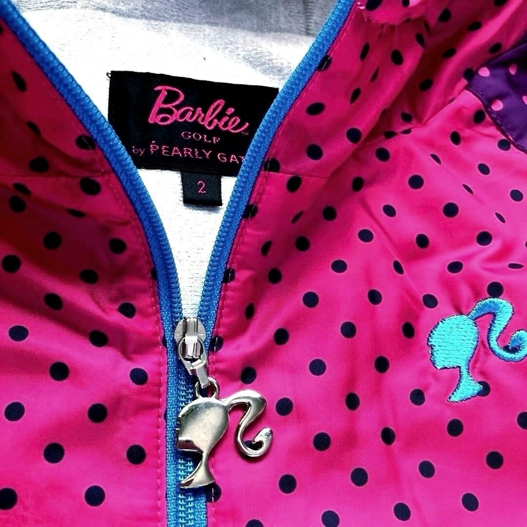 【美品】PEARLY GATES × Barbieデタッチャブル防風パーカー 2