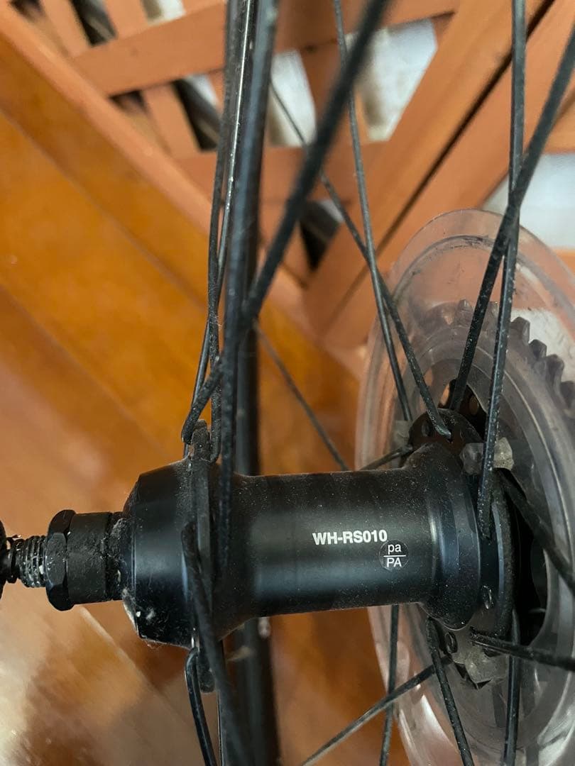 Shimano RS WH−RS010 アルミホイール前後セット