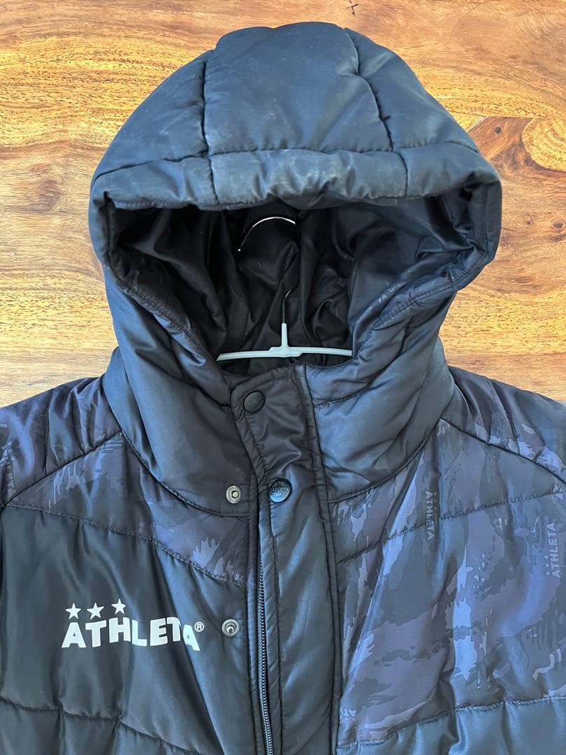 ATHLETA ブラック ベンチコート　140