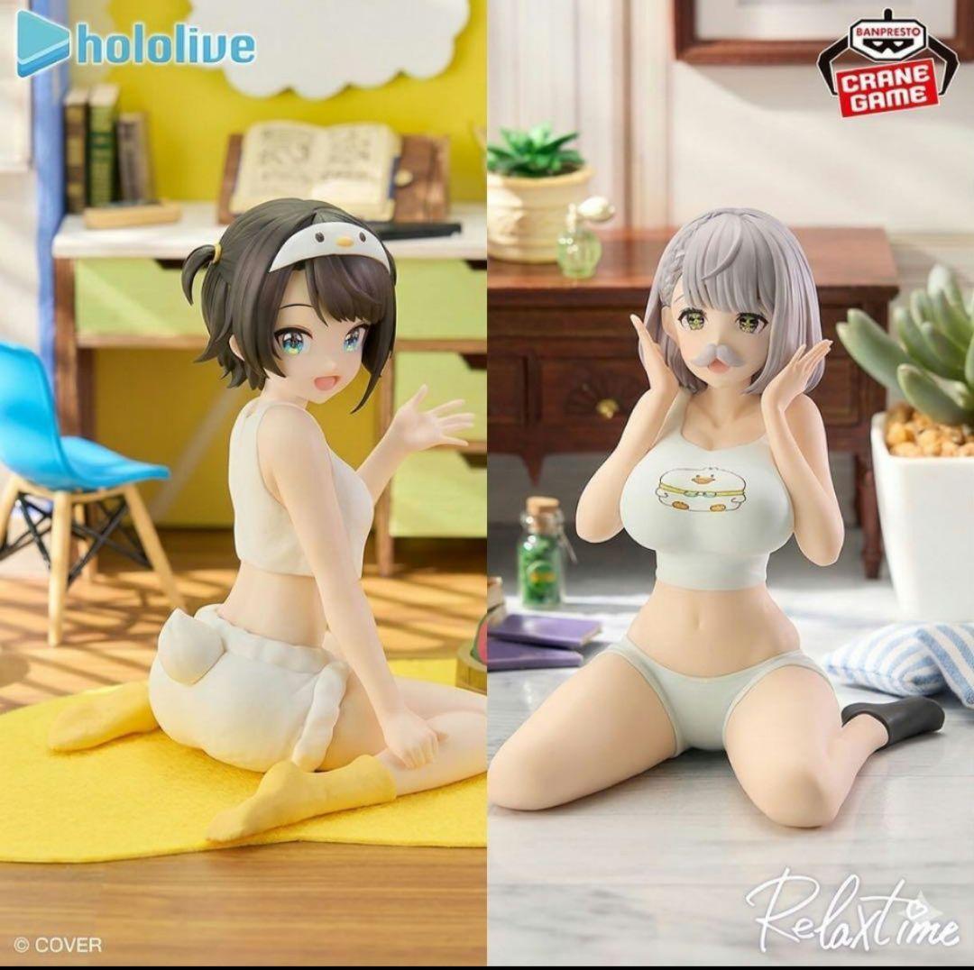 ホロライブ Relax time 白銀ノエル 大空スバル フィギュア 2点ずつ