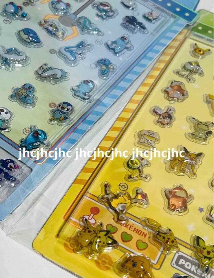 ラスト韓国ポップアップ限定ポケモンボンボンドロップバブルステッカー 3D シール