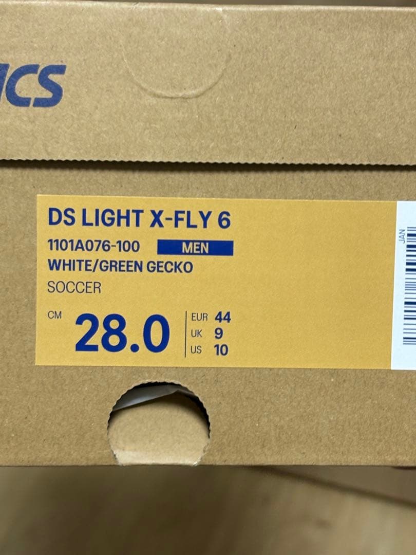 asics DS LIGHT X-FLY 8 28.0cm ホワイト/グリーン