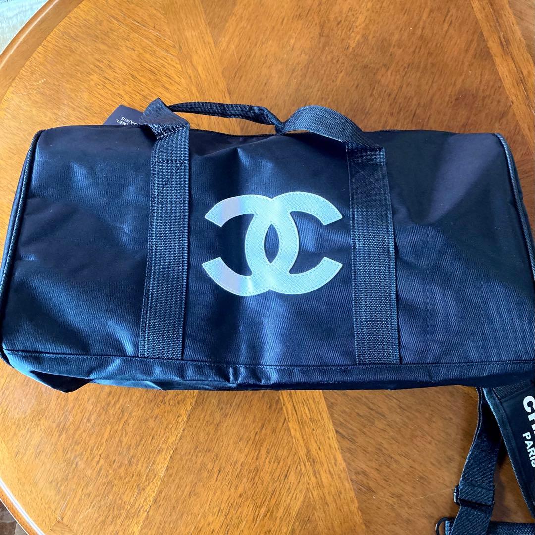 [CHANEL］2Wayビニール製ボストンバック　ノベルティ