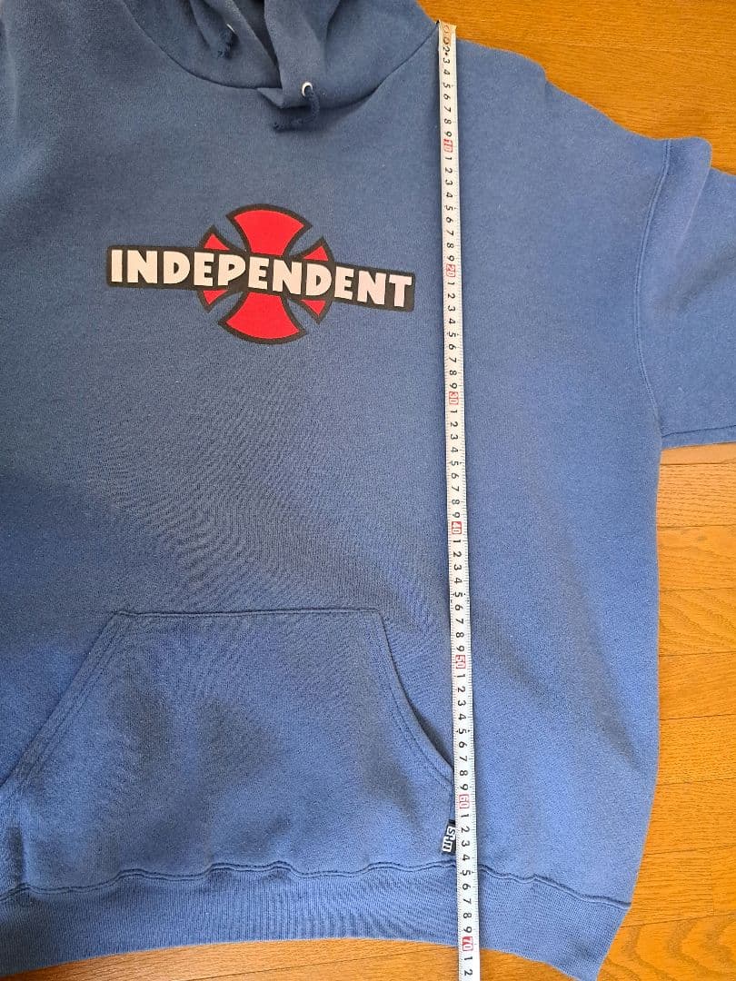 Independent ブルー パーカー XL　オールド