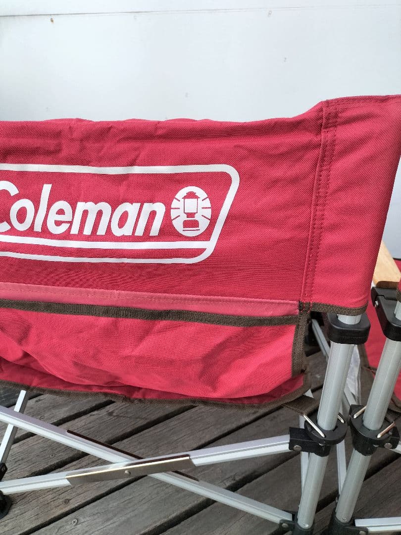 Coleman ツーウェイキャプテンチェア（赤）２台セット