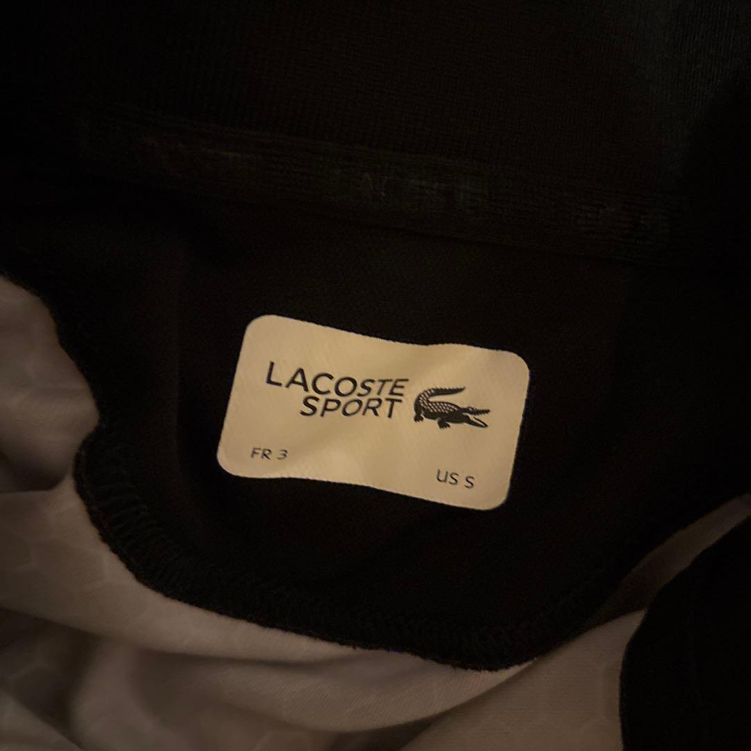 Lacoste 六角形パターン ポロシャツ