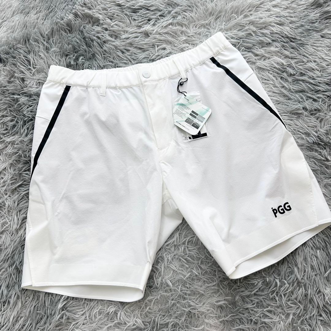 新品　PGG パーリーゲイツ　セットアップ　ポロシャツ　ハーフパンツ　サイズ5