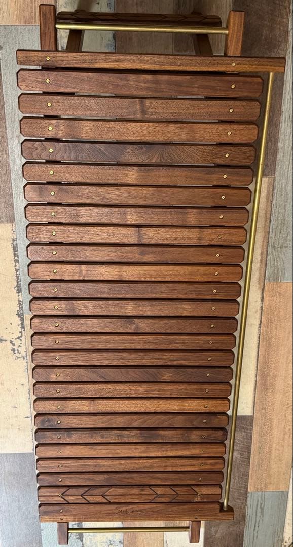 ウォールナット色　Woodテーブル