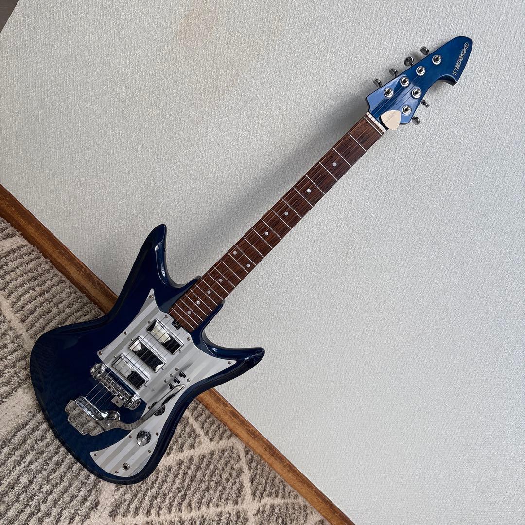 TEISCO エレキギター 青