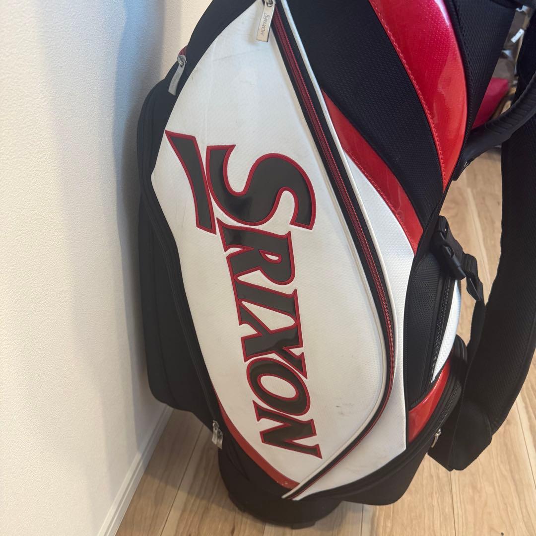 SRIXON キャディバッグ 白 赤