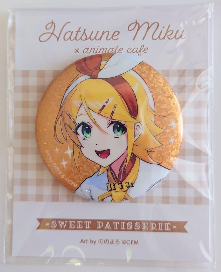 初音ミク×アニメイトカフェ SweetPatisserie 缶バッジ ６点セット