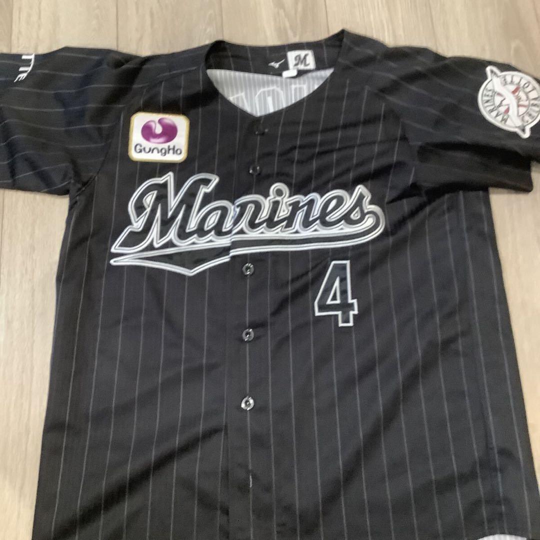 千葉ロッテマリーンズ　藤岡裕大　ビジターユニフォーム　Mサイズ