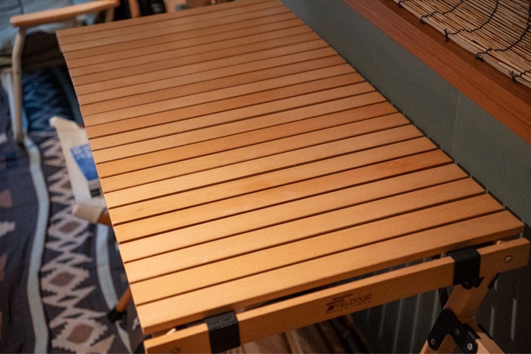 FIELDOOR 木製折りたたみキッチンテーブル