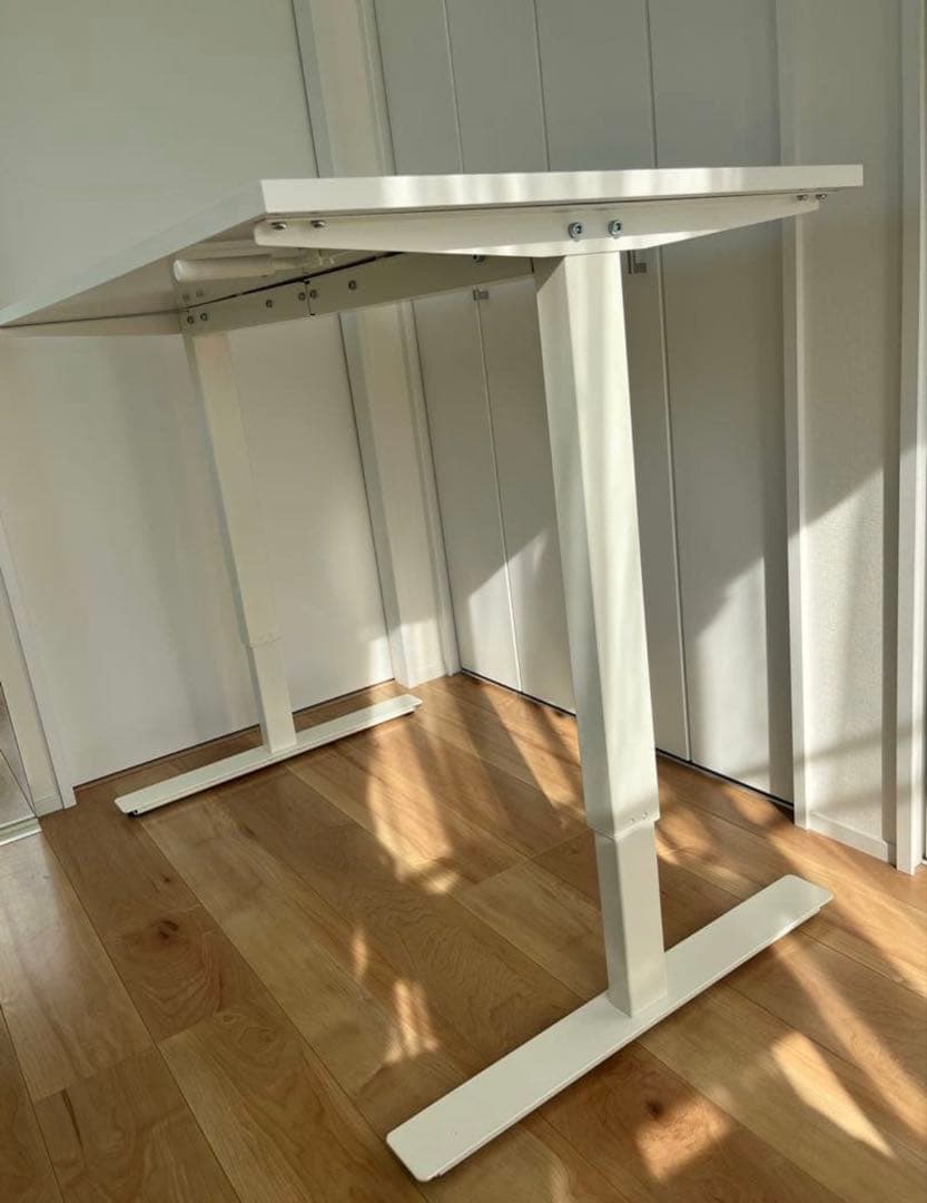 【最終価格】昇降式デスク　IKEA TROTTEN トロッテン　ホワイト