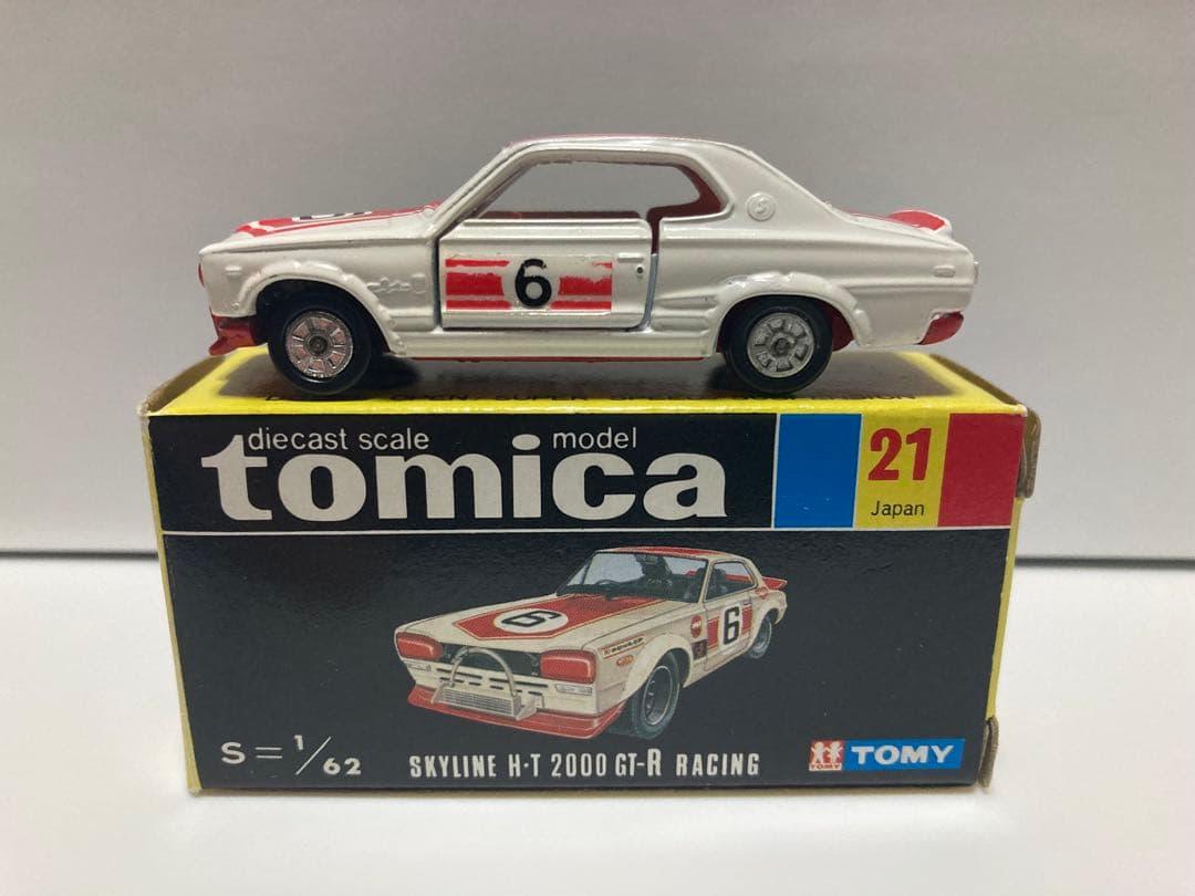 トミカ　日本製　ニッサン　スカイラインレーシング　1Eホイール