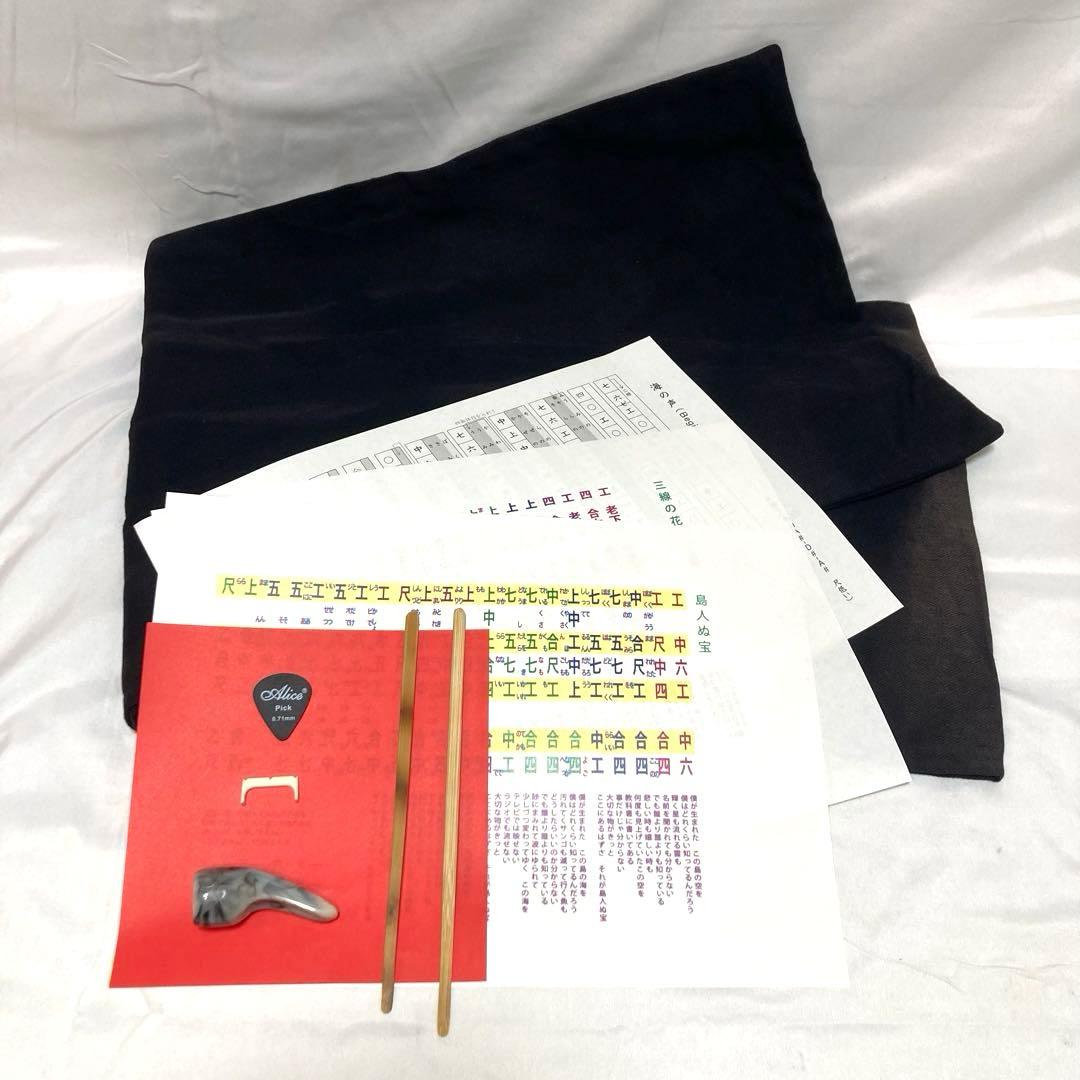 【即納】三線 沖縄 人工皮 蛇革 蛇皮 収納袋 付属品 初心者 和楽器
