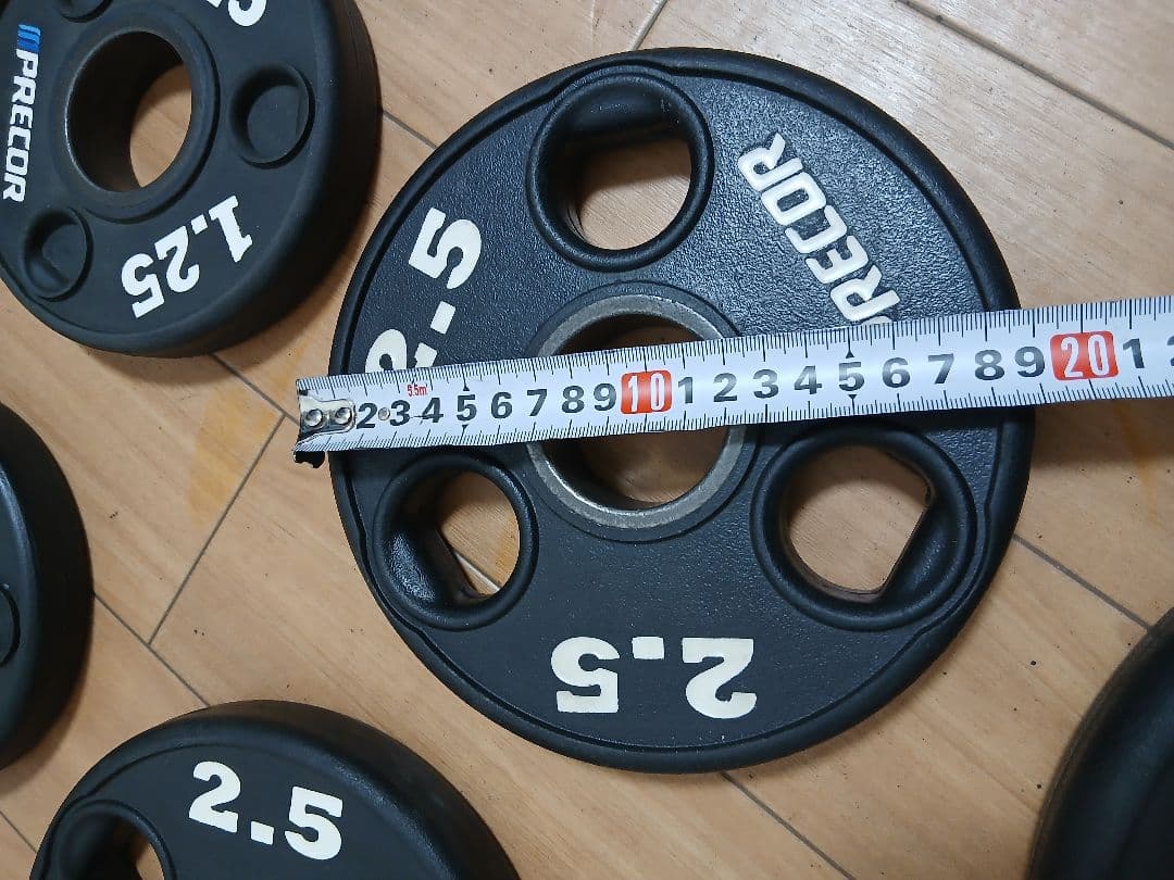PRECORバーベル プレート17.5kg 穴径50mm