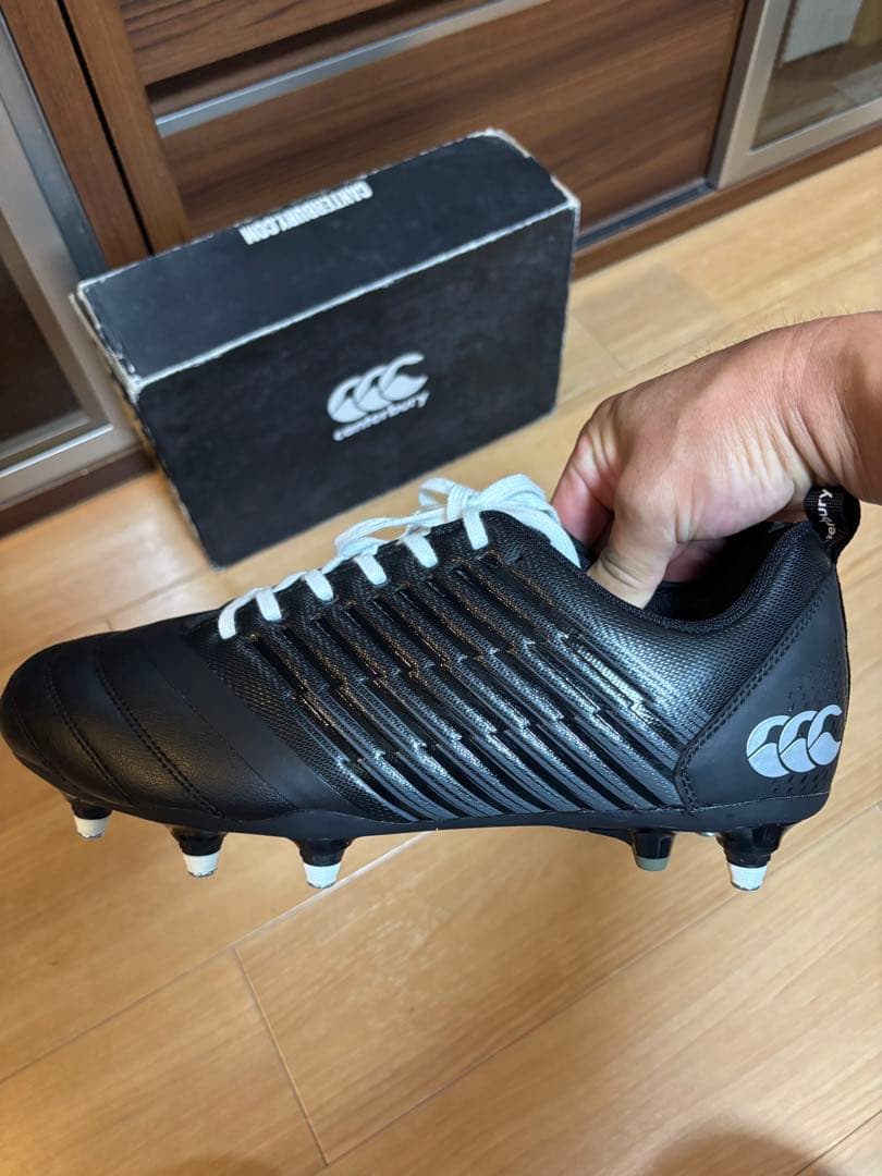 Canterbury ラグビーシューズ ブラック 日本未発売！