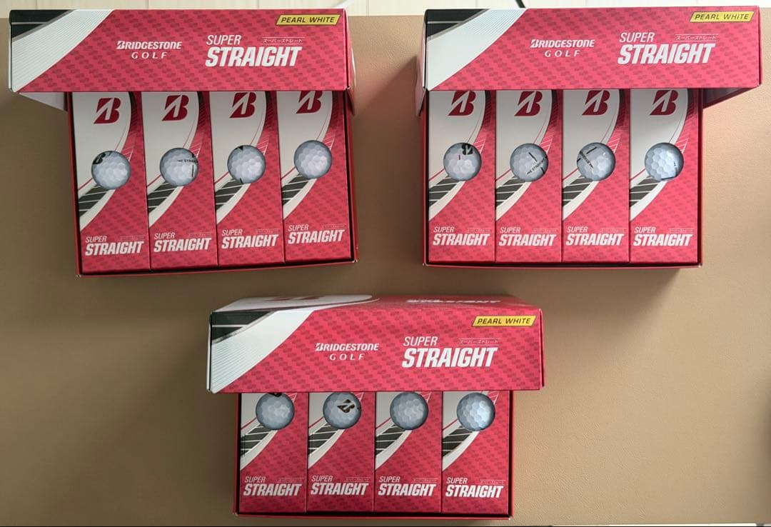 ブリヂストン SUPER STRAIGHT ゴルフボール 2023年モデル