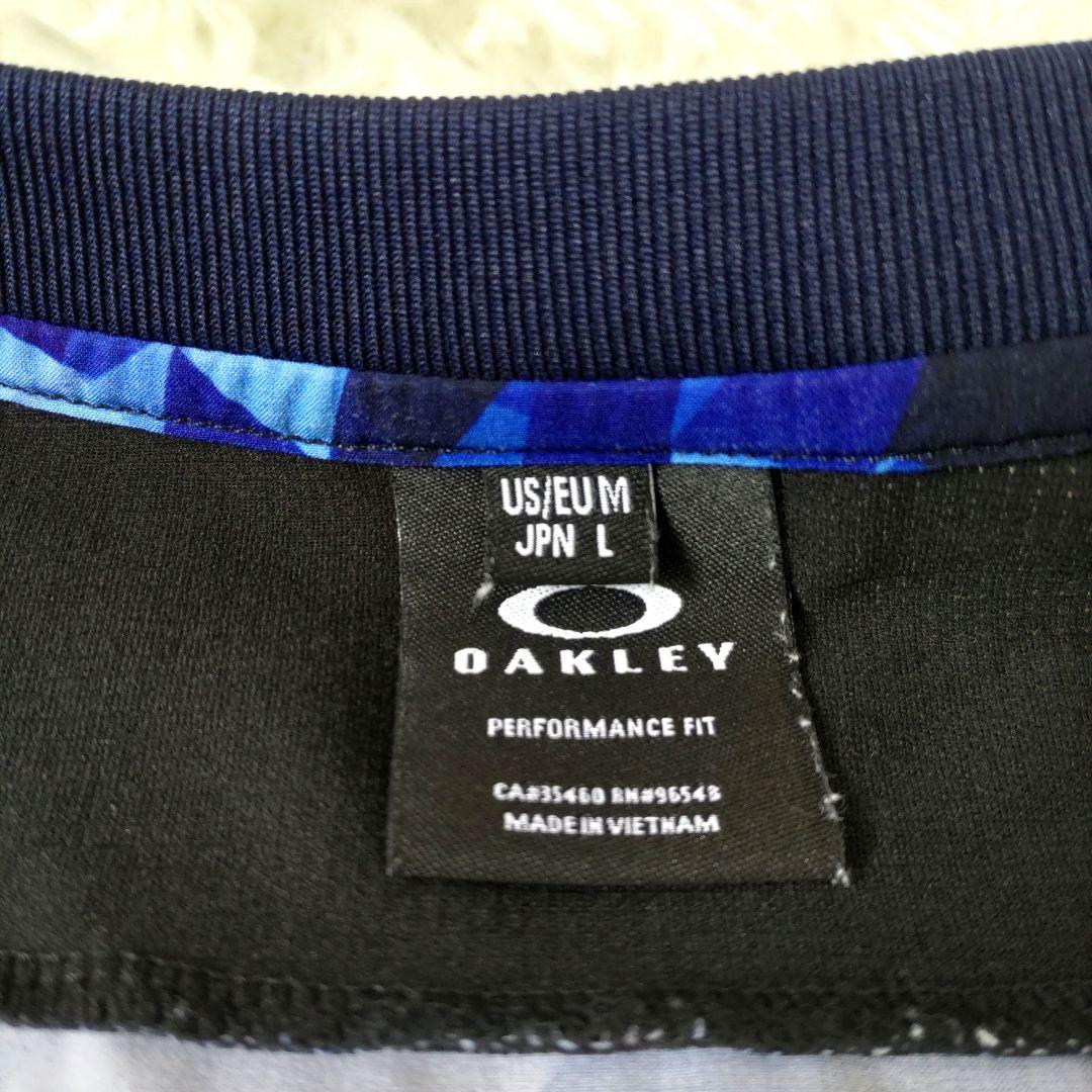 【ほぼ未使用】OAKLEY　STRIKE WIND　セットアップ　L　ブルー