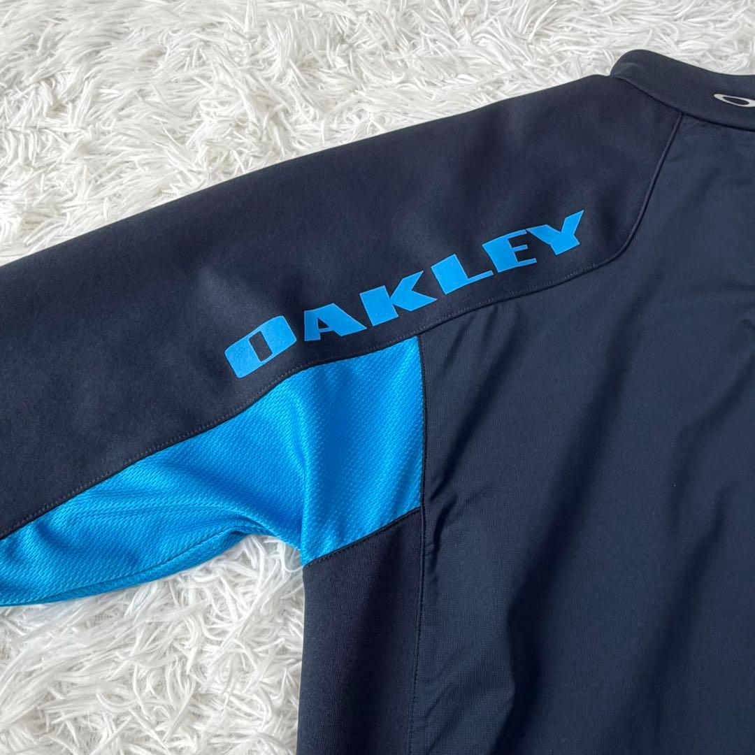 美品　OAKLEY オークリー　ジャージ　上下セット　ネイビー　ブルー