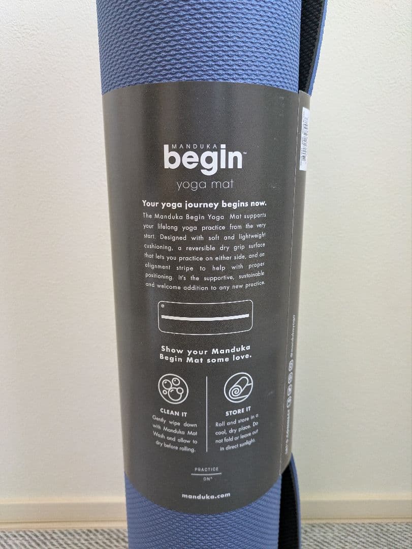 Manduka マンドゥカ ヨガマット 5mm BEGIN ムーンブラック