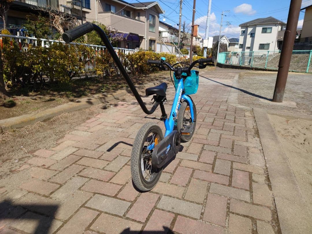 付属品フル装備 ストライダー STRIDER 14x 幼児用自転車 ブルー 青