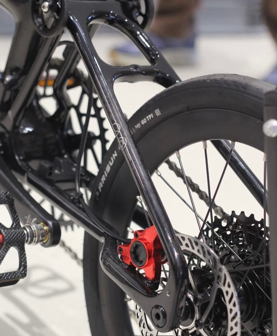 希少フルカーボンフレーム電子変速 brompton同類16インチ折りたたみ自転車