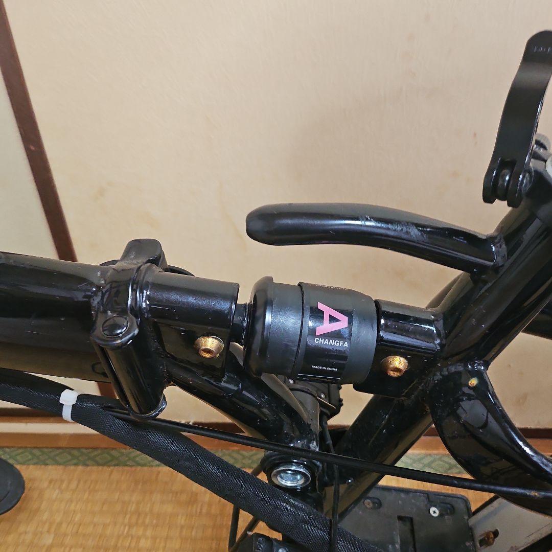 KIK電動アシスト自転車 折りたたみ式 黒