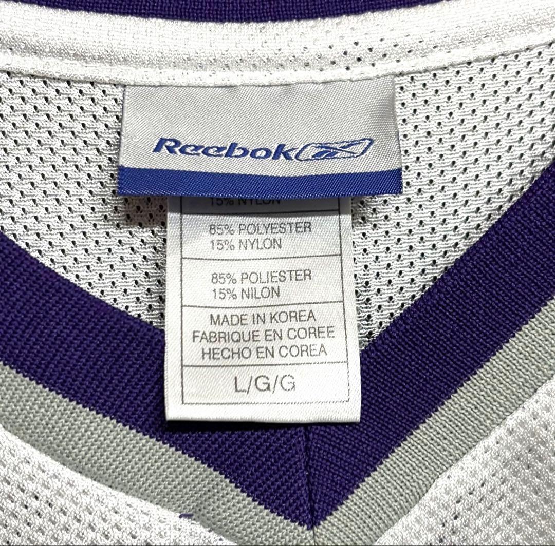美品 希少 Reebok NBA KINGS クリスウェバー ゲームシャツ L