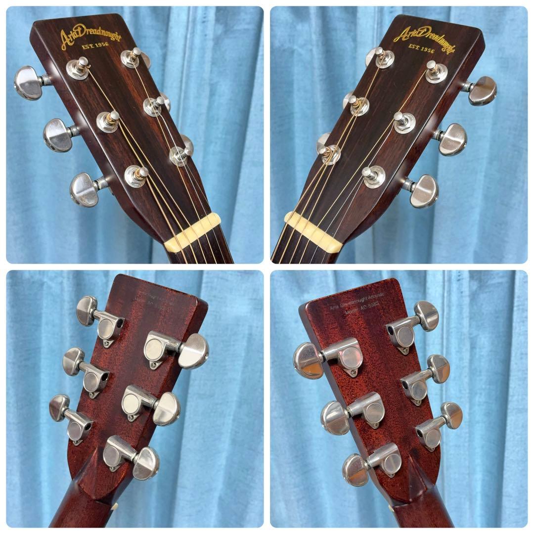 【牛骨★トップ&バック単板】アリアドレッドノートAD50【弾き易く調整☆新品弦】