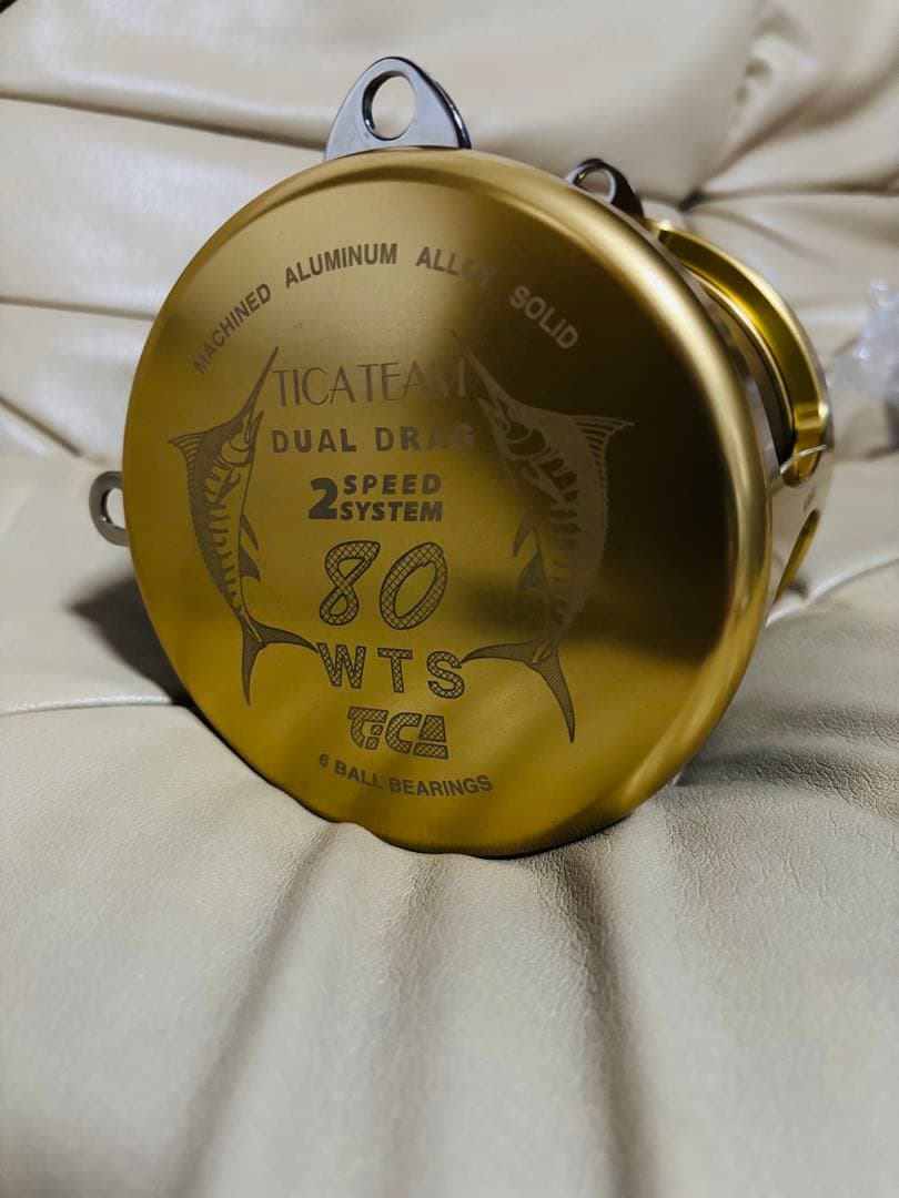 TICA TEAM DUAL DRAG 80 WTS 両軸リール