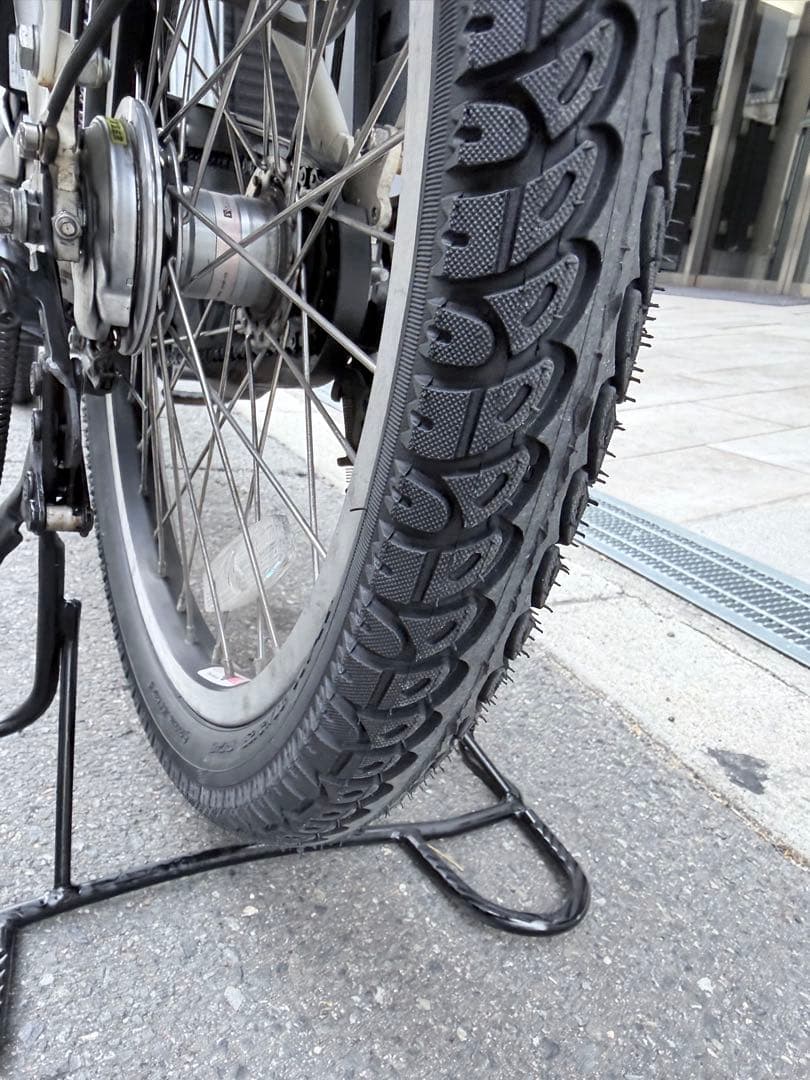 大阪府　子供乗せ　ヤマハ　電動アシスト自転車 チャイルドシート付き ホワイト