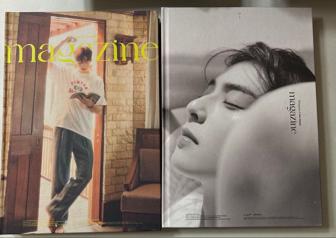 チャウヌ 写真集 magazine 2冊セット（付属品トレカなし）