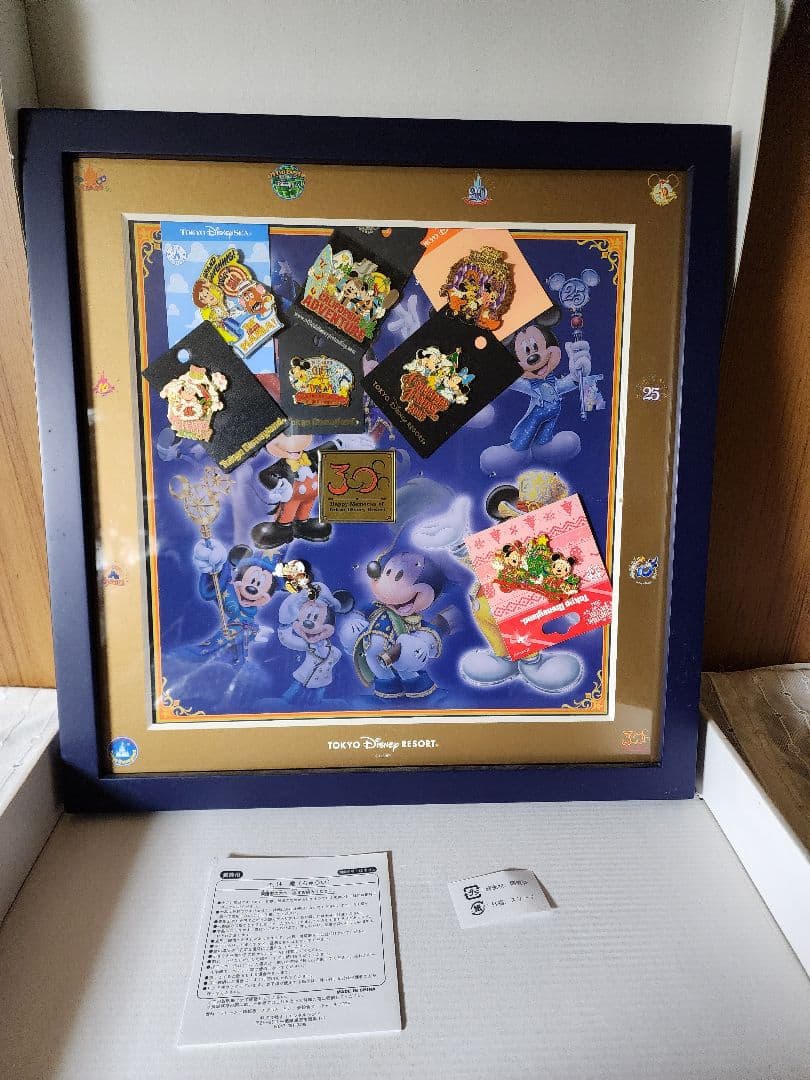 ディズニー30周年 ピンバッジ 額縁 まとめ