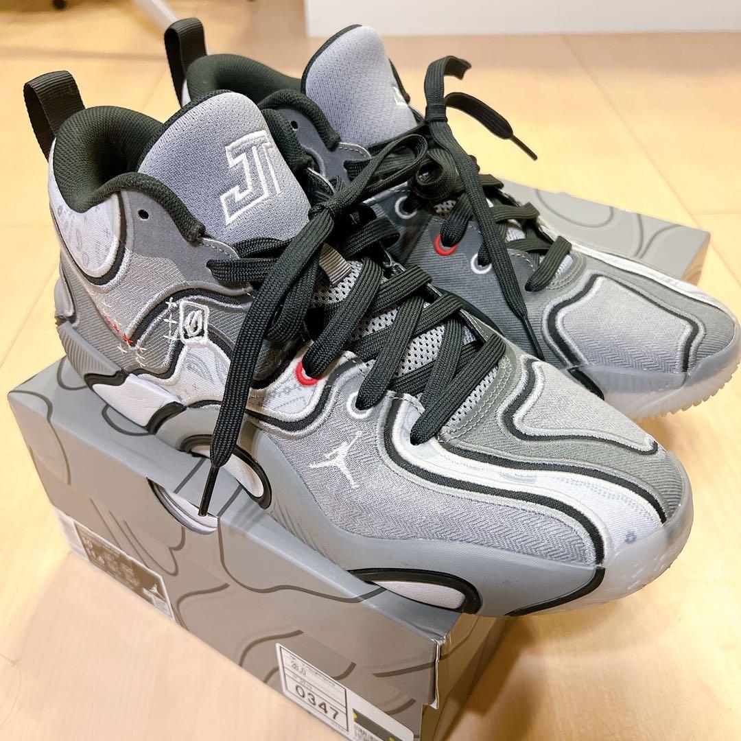Jordan tatun 3 pfバスケットシューズ グレー