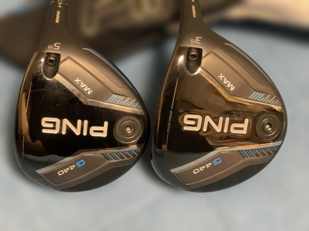 新品同様 練習場１回 PINGG440MAX 3W 5W ２本セット ALTA