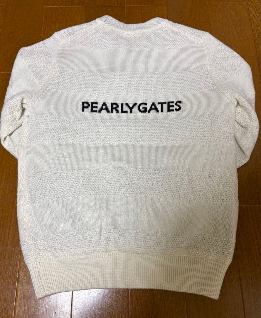 パーリーゲイツPEARLY GATE内側蓄熱素材ニット白